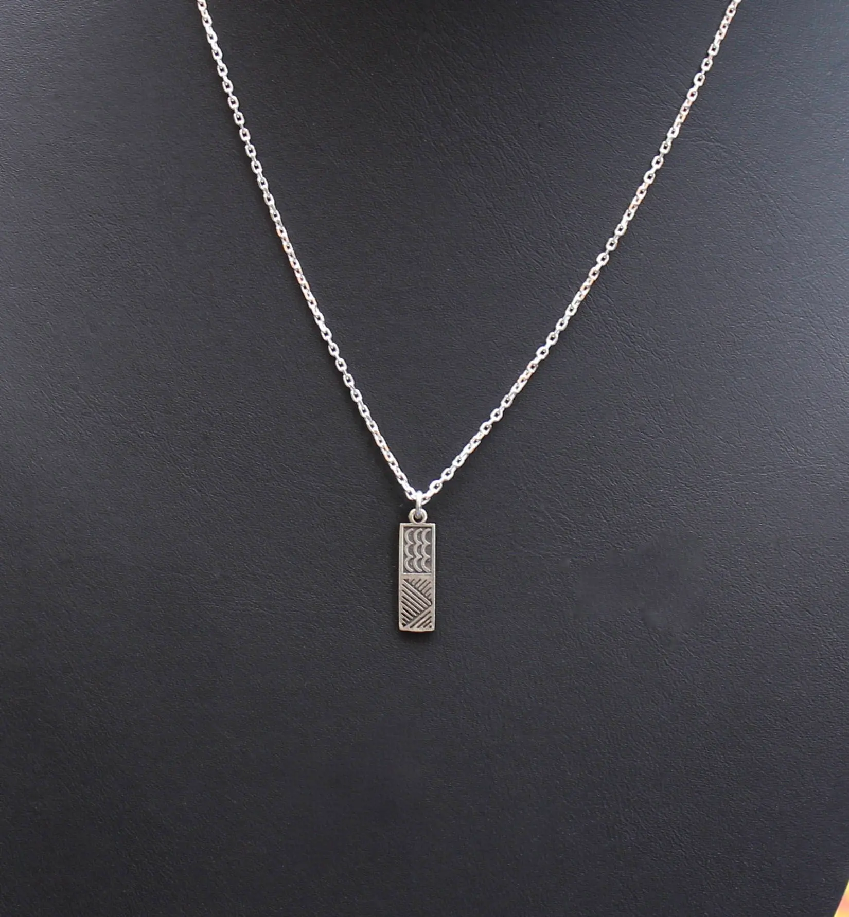 Silver Pendant Chain Combo